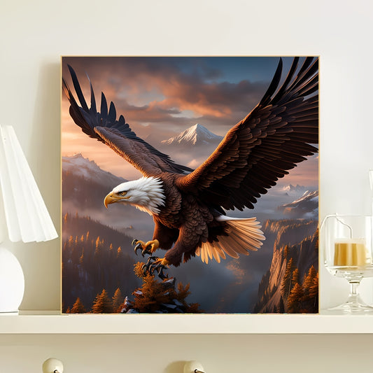 Majestic Eagle Deluxe DIY Cross Stitch Kit