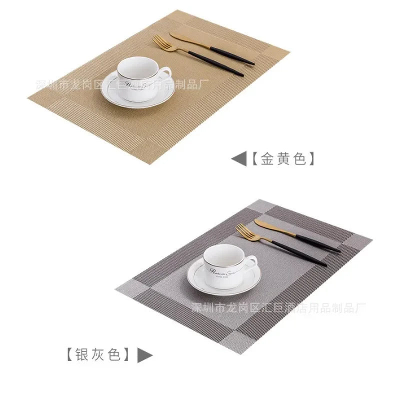 Washable Placemats for Dining Table Mat Non-slip Placemat Set