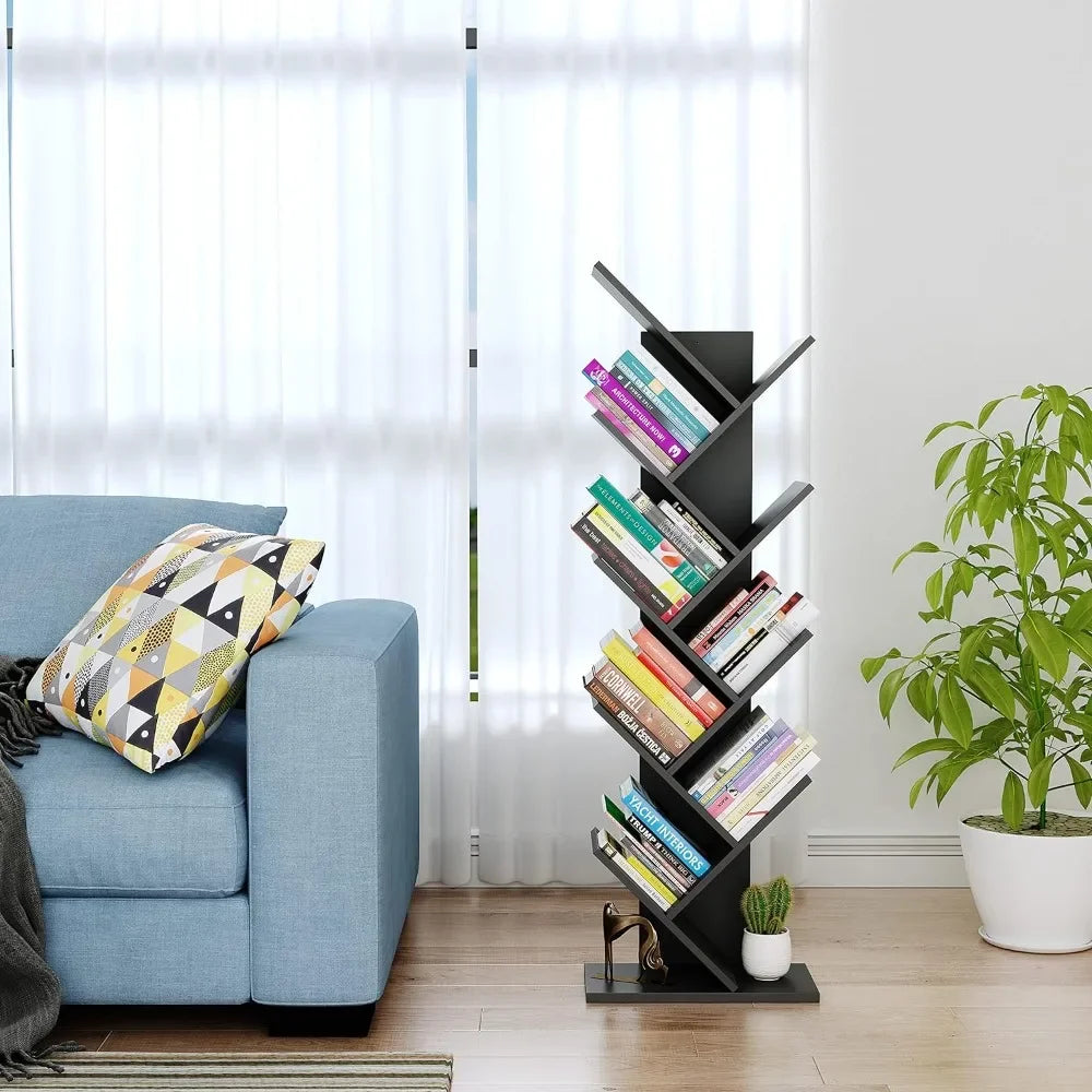 9-Tier Tree Bookshelf