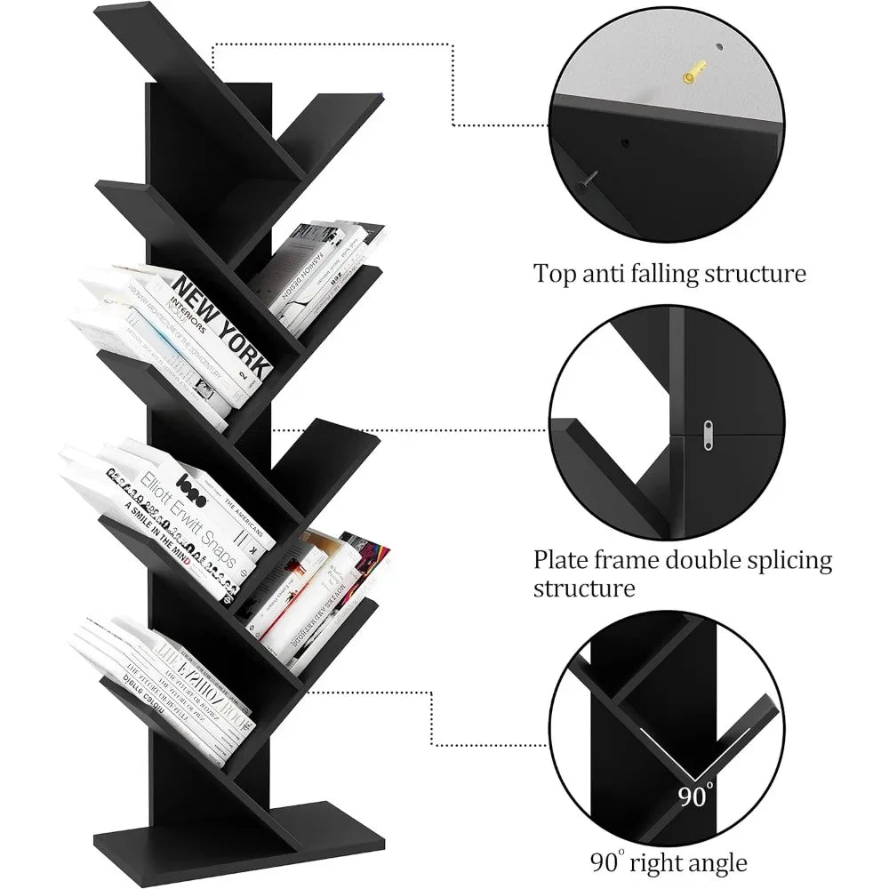 9-Tier Tree Bookshelf