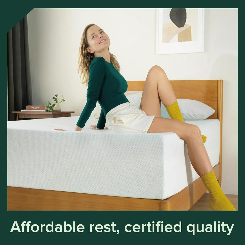 12 Inch Memory Foam Mattress, Full, Fiberglass free, Medium Firm Feel, Certified Safe Foams