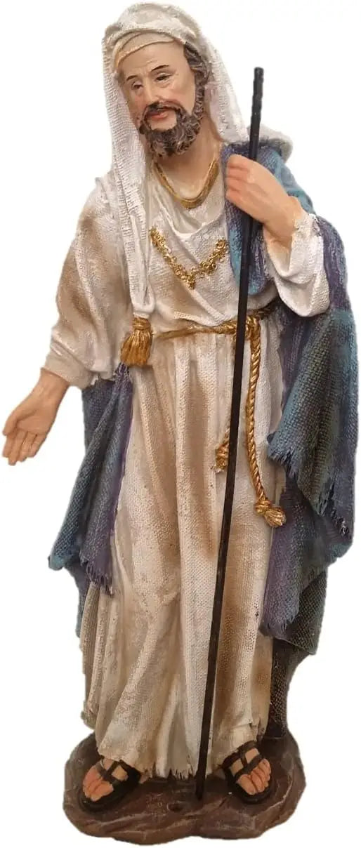 Fountains Large 12" Nativity Figurine 11-Piece Set Fiberglass-Resin Construction