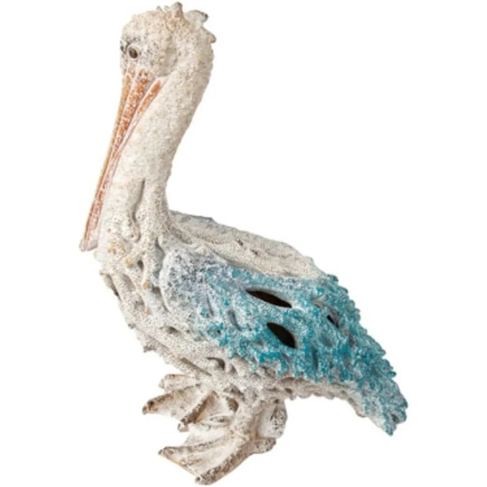 Coral Reef Beach Figurine, Pelican Statue, Sculptures and Figurines, Room Decor