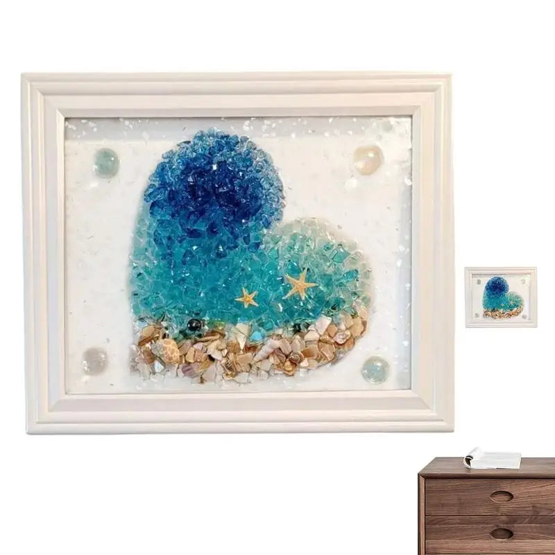 Sea Glass Art Kits  Artwork For Home Decoration