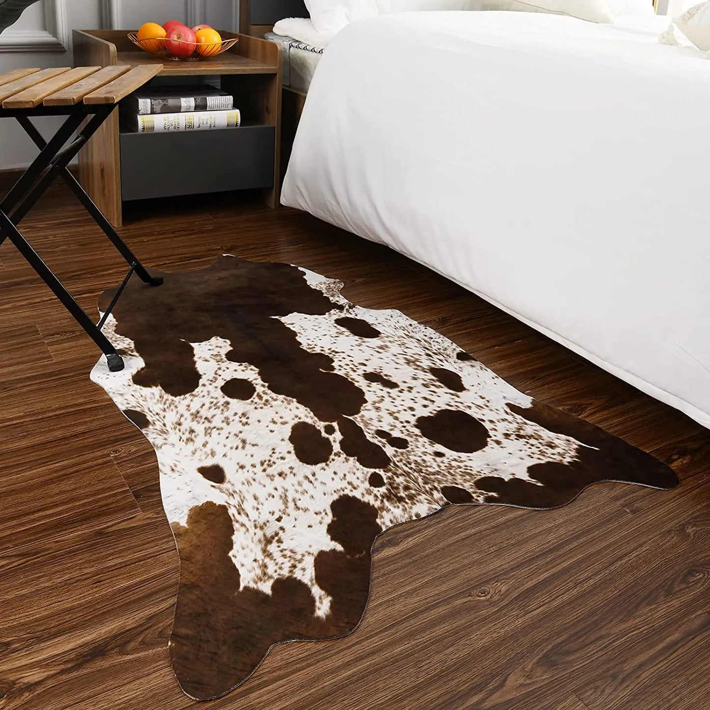 Imitation Animal Skin Pelt Cow Shaped carpet