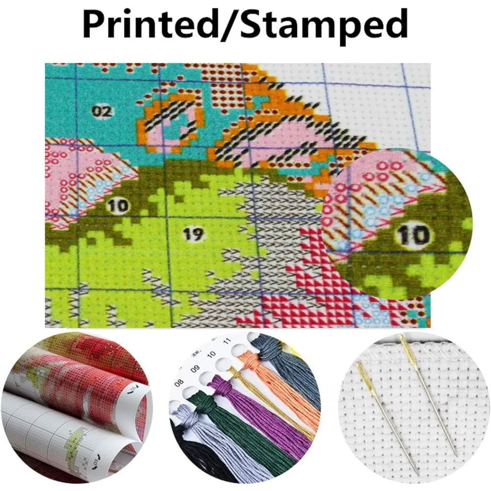 Stamped Cross Stitch Kits Full Range of Embroidery Patterns