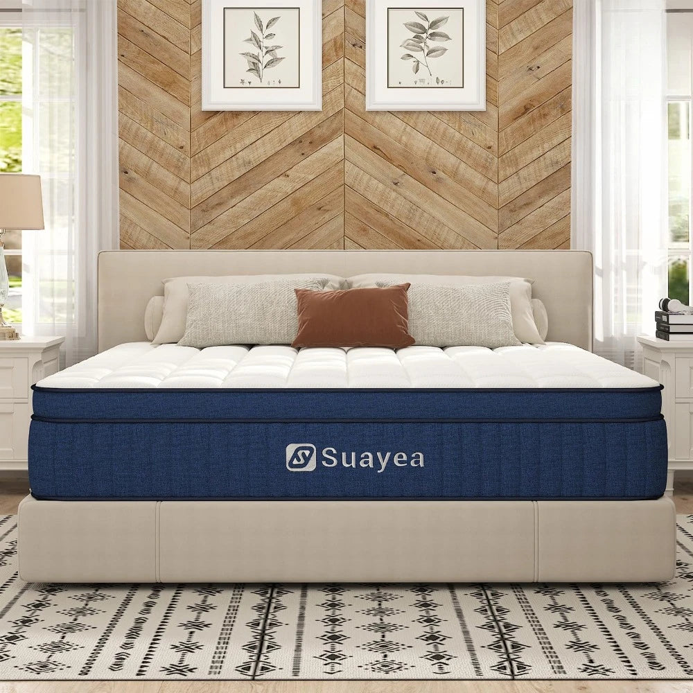 2024 New Gel Memory Foam and Pocket Spring Hybrid Mattress