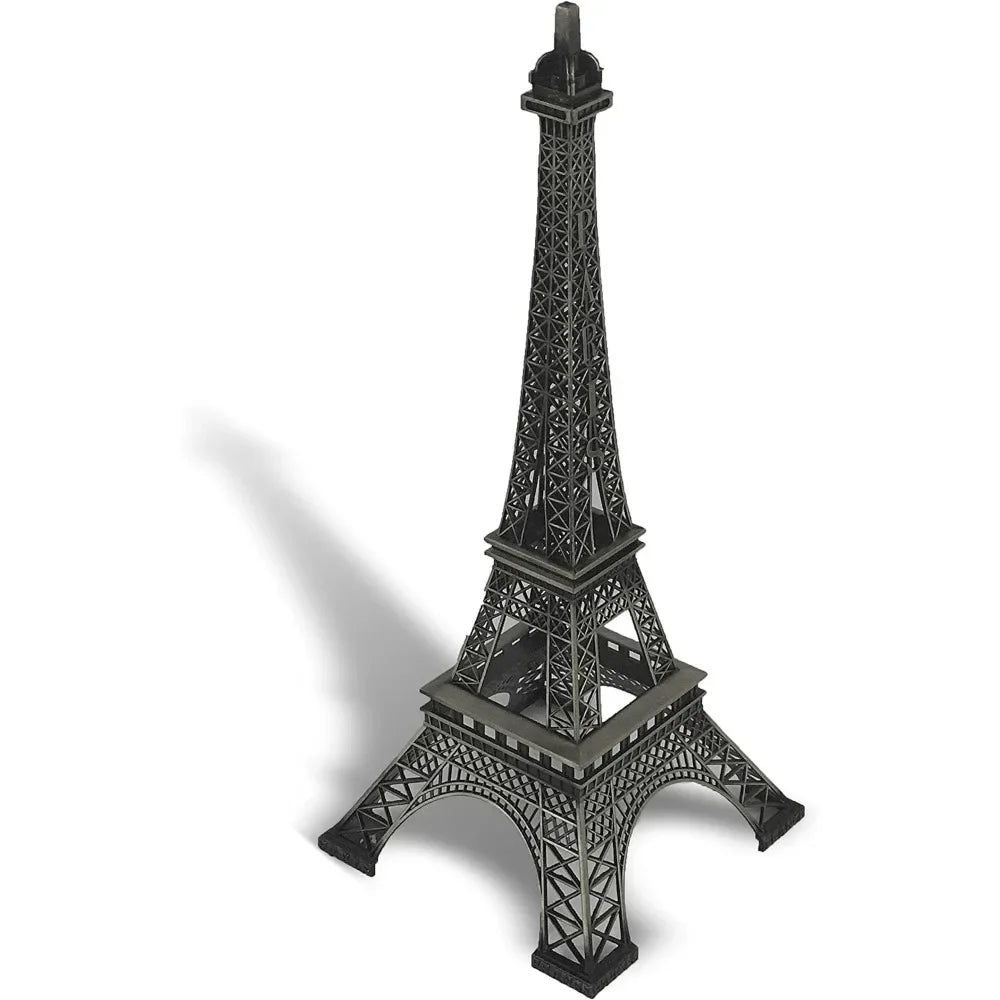 Eiffel Tower Statue for Home Decoration, Alloy Metal Sculptures and Figurines