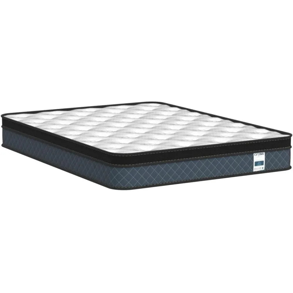 Queen Mattress, 10 Inch Memory Foam with Innerspring Hybrid Full Size Pressure Relief