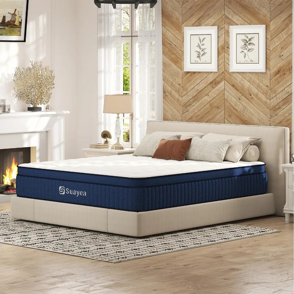 2024 New Gel Memory Foam and Pocket Spring Hybrid Mattress