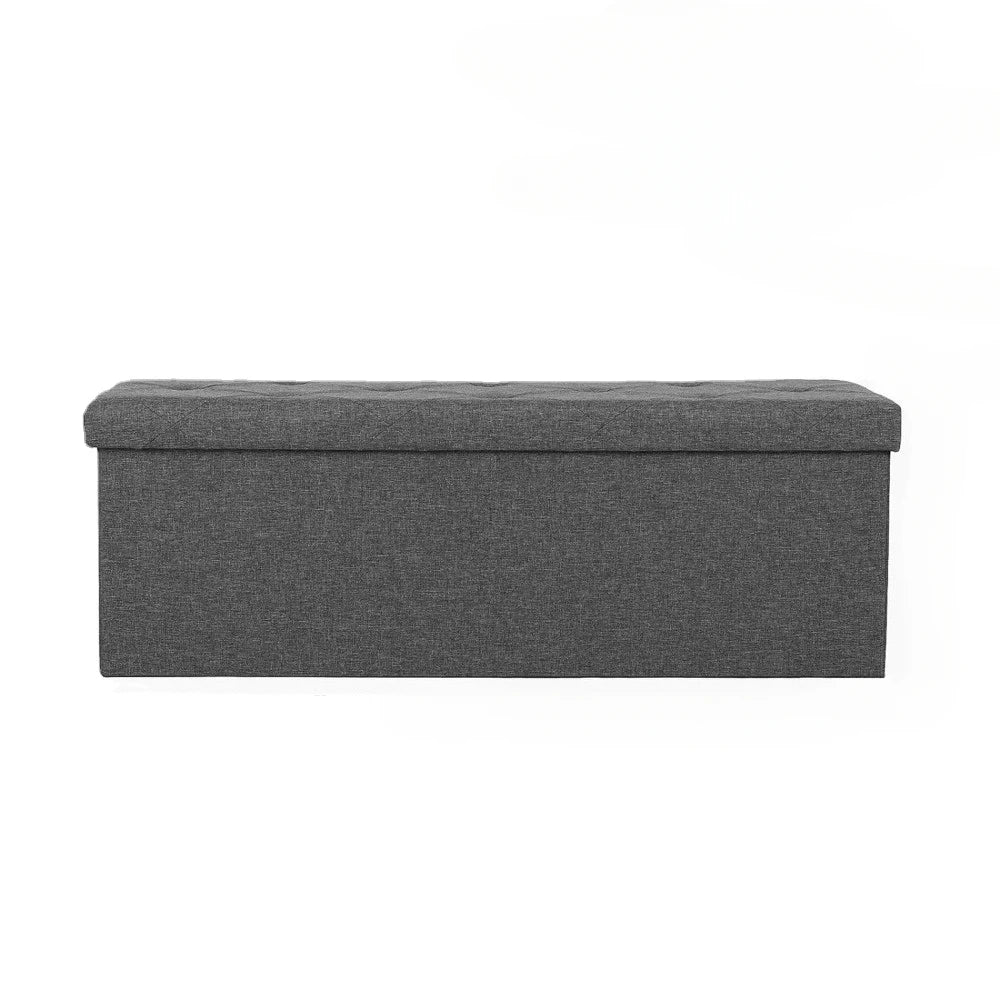 Storage Ottoman Bench 43"Large Capacity Hidden Chest Organizer