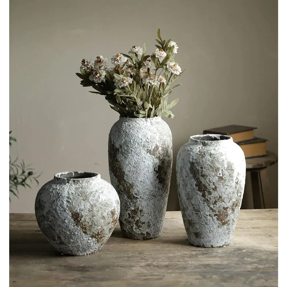 Rustic Ceramic Farmhouse Vase