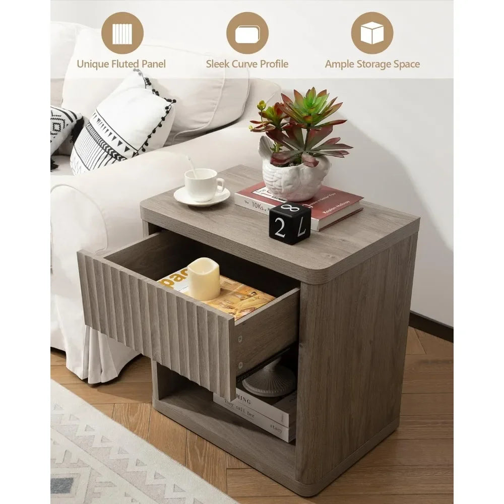 Set of 2 Bedroom Bedside Tables