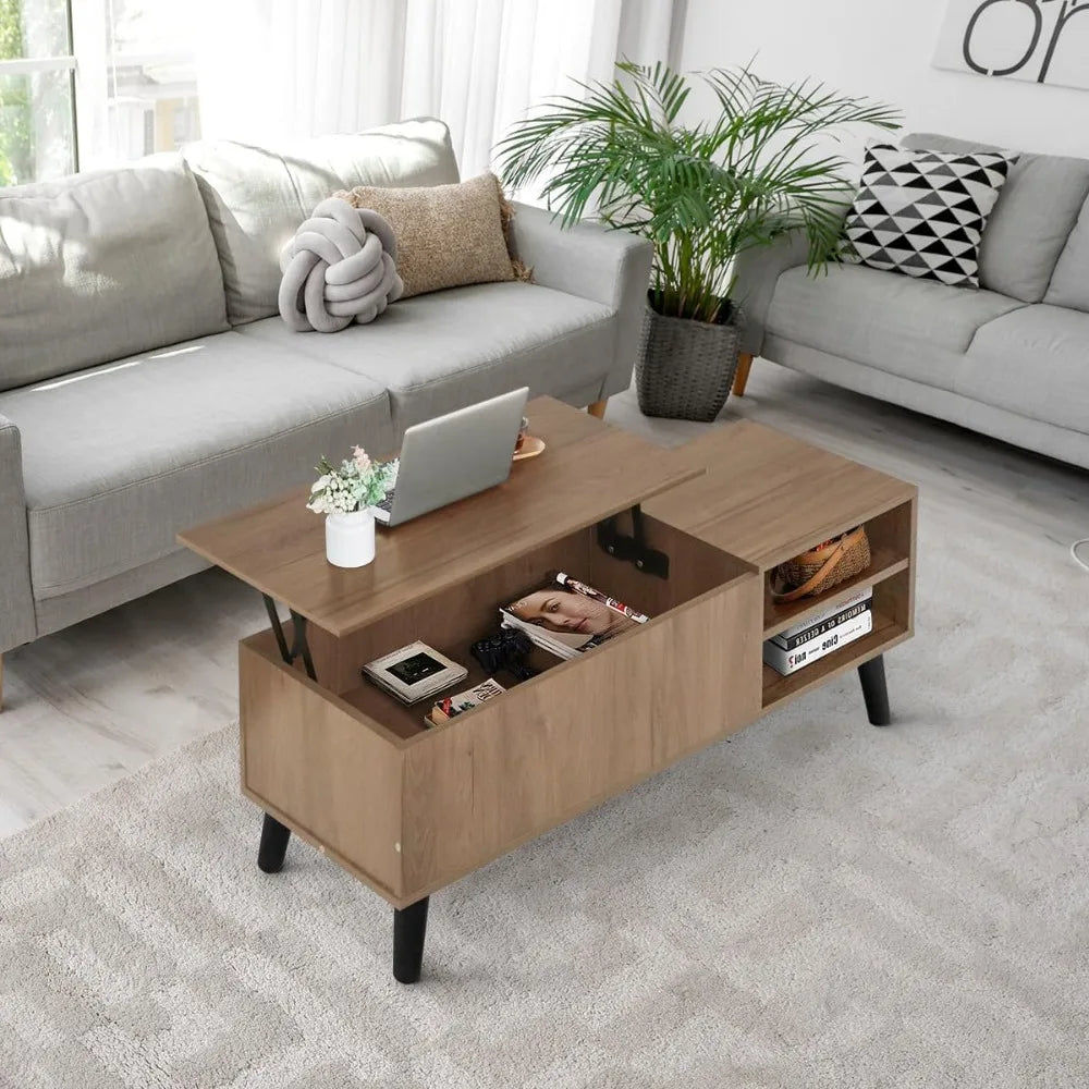 Lift Top Coffee Table with Hidden Compartment