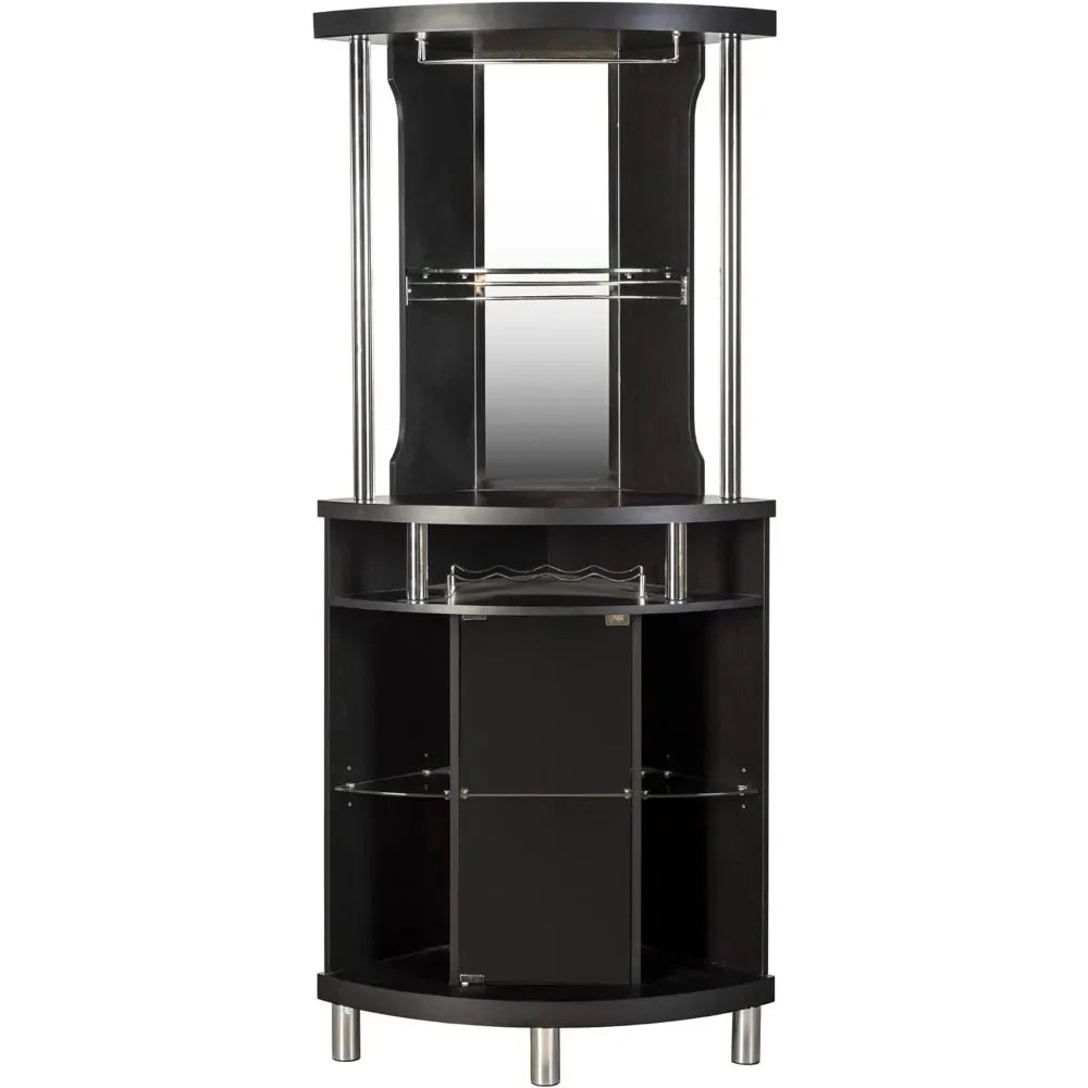 Corner Wine Rack Black