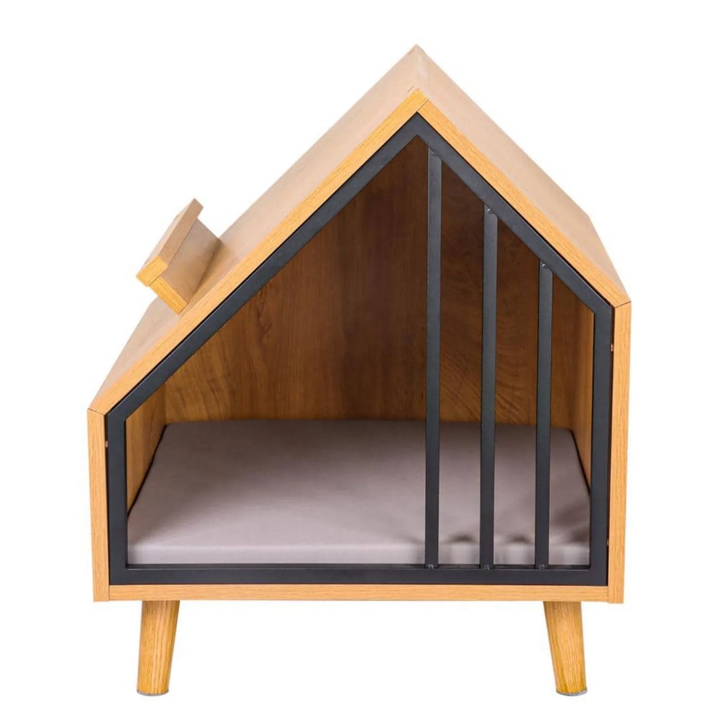 US Cat House Wooden Cat Condo Bed Furniture for Cat and Small Dog House