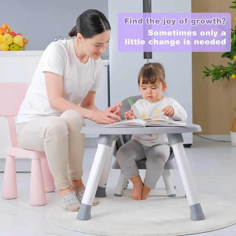 8 in 1 High Chairs for Babies and Toddler, Convertible High Chair