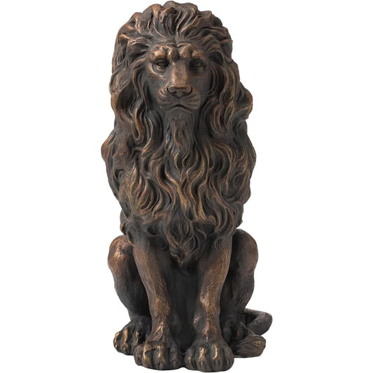 Guardian Standing Lion Outdoor Statue Home Decoration Bronze Garden Decor