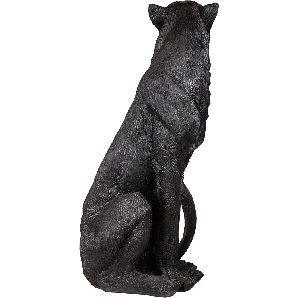 Black Panther Black Jaguar Statue Sculptures & Figurine Home Decoration Garden Decor