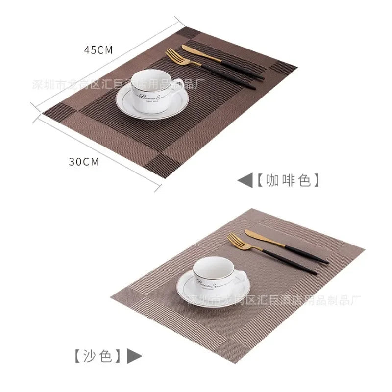 Washable Placemats for Dining Table Mat Non-slip Placemat Set