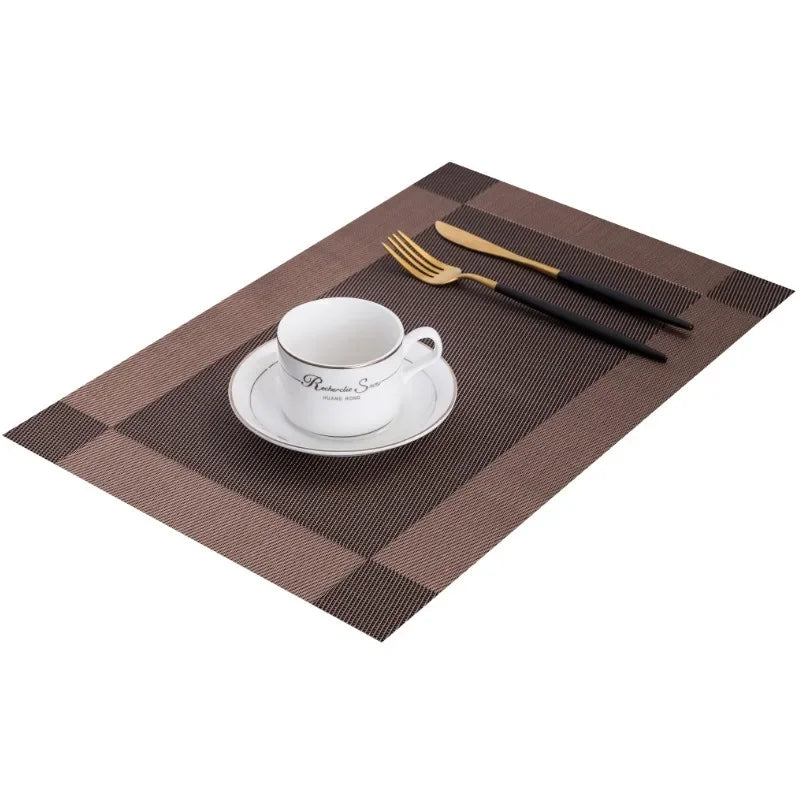 Washable Placemats for Dining Table Mat Non-slip Placemat Set