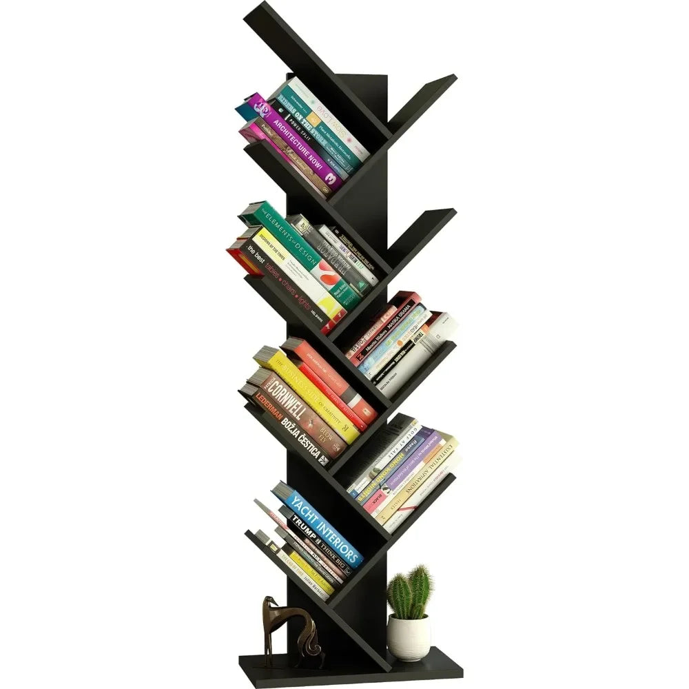 9-Tier Tree Bookshelf