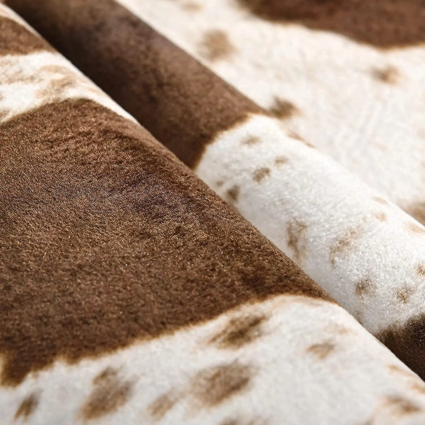 Imitation Animal Skin Pelt Cow Shaped carpet