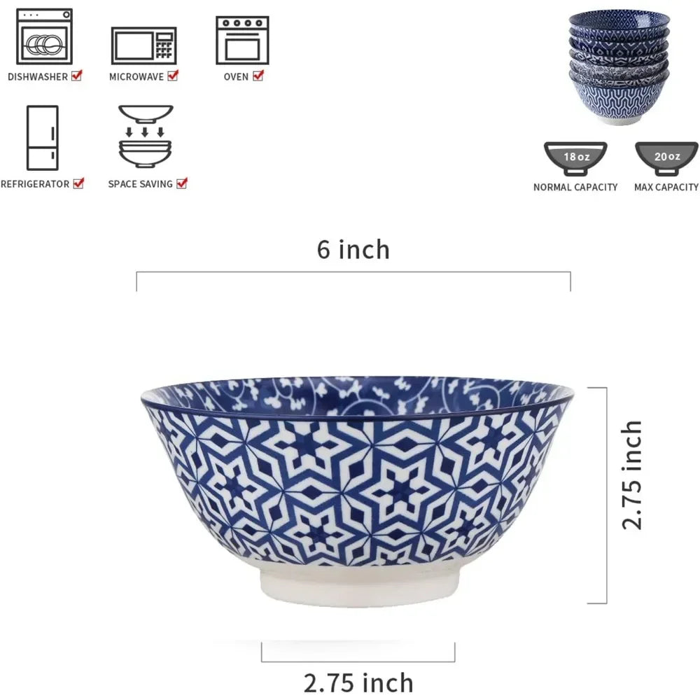 Kitchen Tableware, Ceramic Bowls  Salad and Pasta Plates